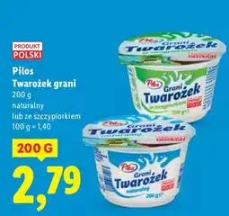 Lidl Twarożek grani Pilos oferta