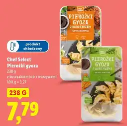 Lidl Pierogi Chef Select Pierożki gyoza z kurczakiem lub z warzywami oferta