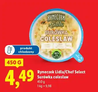 Lidl Surówka Ryneczek Lidla/Chef Select Surówka coleslaw oferta