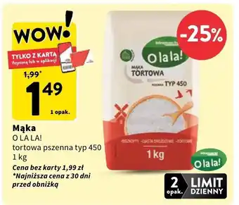 Intermarche Mąka tortowa pszenna typ 450 O la la! oferta