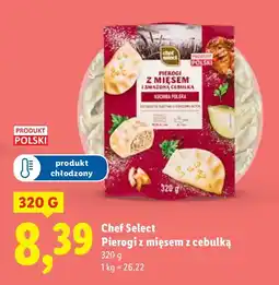 Lidl Pierogi Chef Select Pierogi z mięsem z cebulką oferta