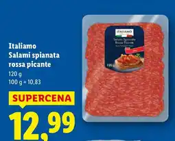 Lidl Salami Italiamo Salami spianata rossa picante oferta