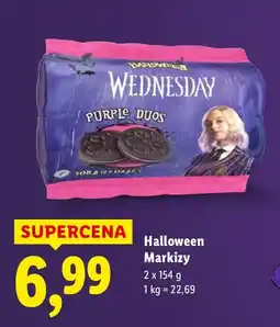 Lidl Ciastka Purple Duos Wednesday oferta