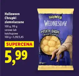 Lidl Chrupki ziemniaczane Wednesday serowe lub ketchupowe oferta