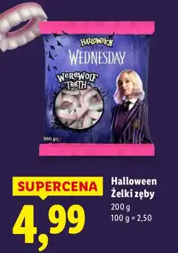 Lidl Żelki zęby Wednesday oferta