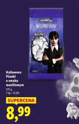 Lidl Pianki Halloween Wednesday o smaku waniliowym oferta