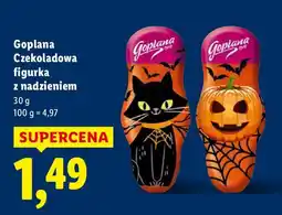 Lidl Czekoladowa figurka Halloween z nadzieniem Goplana oferta