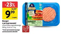 Intermarche Burger z przyprawami z kurczaka zagrodowego Intermarche oferta