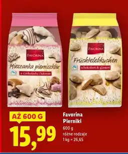 Lidl Pierniki Favorina oferta