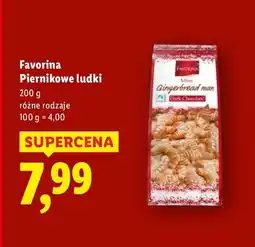 Lidl Pierniki Favorina ludki oferta