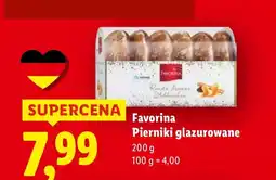 Lidl Pierniki Favorina glazurowane oferta