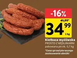 Intermarche Kiełbasa myśliwska PROSTO Z WĘDLINIARNI oferta