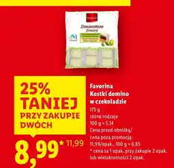 Lidl Kostki domino Favorina oferta