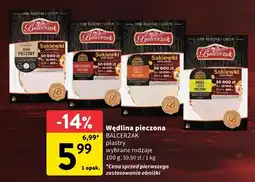 Intermarche Wędlina pieczona plastry Balcerzak oferta