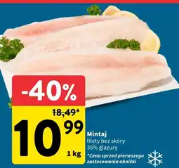 Intermarche Mintaj filety bez skóry Intermarche oferta