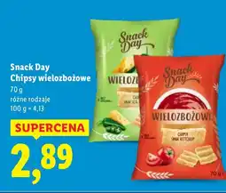 Lidl Chipsy wielozbożowe Snack Day oferta