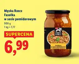 Lidl Fasolka Męska Rzecz w sosie pomidorowym oferta