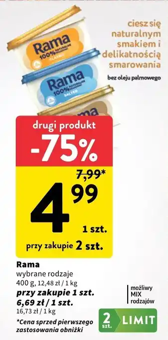 Intermarche Margaryna Rama oferta