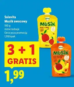 Lidl Musik owocowy Solevita oferta