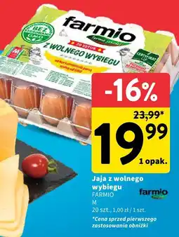 Intermarche Jaja z wolnego wybiegu Farmio M oferta