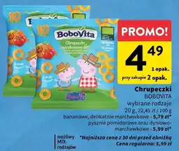 Intermarche Chrupeczki Bobovita wybrane rodzaje oferta