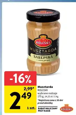 Intermarche Musztarda Roleski sarepska oferta