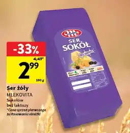 Intermarche Ser żółty Mlekovita Sokołów oferta