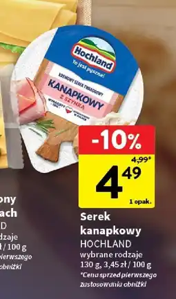 Intermarche Serek kanapkowy Hochland oferta