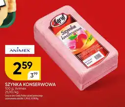 Chata Polska Szynka konserwowa Animex oferta