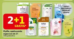 Auchan Mydło w płynie mleko i miód - zapas Palmolive Naturals oferta