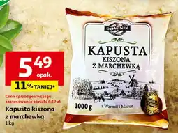 Auchan Kapusta kiszona z marchewką worek Dominik oferta