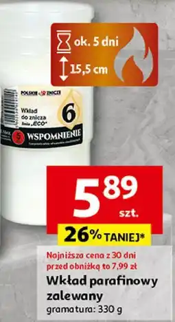 Auchan Wkład parafinowy 5 dni oferta