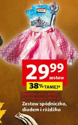 Auchan Spódniczka diadem i różdżką oferta