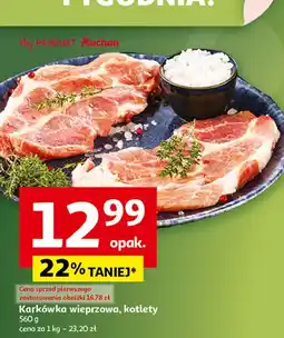 Auchan Karkówka wieprzowa bez kości oferta