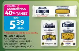 Auchan Makaron rigatoni Pastificio Liguori oferta