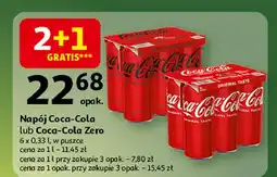 Auchan Napój Coca-Cola Zero oferta