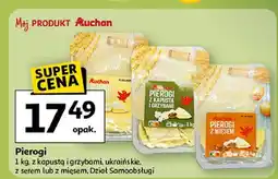 Auchan Pierogi z mięsem Auchan Różnorodne (Logo Czerwone) oferta