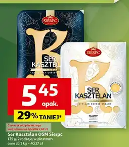 Auchan Ser kasztelan śmietankowy Sierpc oferta