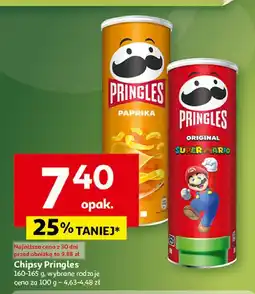Auchan Chipsy original Pringles oferta