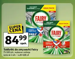 Auchan Tabletki do zmywarki lemon Fairy Platinum Plus oferta