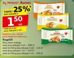 Auchan Rogal z nadzieniem waniliowym Auchan oferta