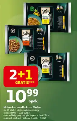 Auchan Karma dla kota drobiowe smaki Sheba Nature's Collection oferta