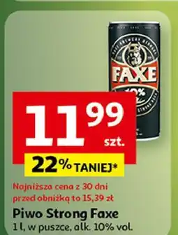 Auchan Piwo Faxe Extra Strong oferta