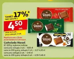Auchan Czekolada Wawel Krówkowy oferta