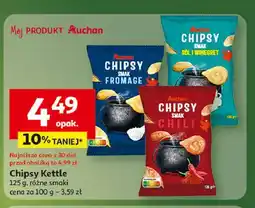 Auchan Chipsy z solą i vinegret Auchan Różnorodne (Logo Czerwone) oferta