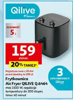 Auchan Frytkownica air fryer q.6464 Qilive oferta