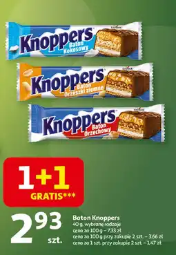 Auchan Baton kokosowy Knoppers oferta