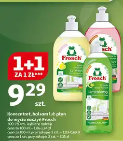 Auchan Koncentrat do mycia naczyń malinowy Frosch oferta
