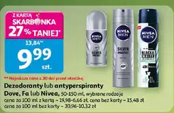 Auchan Antyperspirant fresh Nivea Men Invisible Black & White oferta