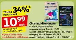 Auchan Chusteczki przywracające kolor czerni Heitmann oferta
